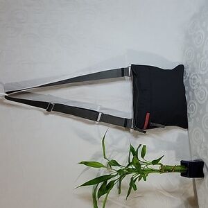 Prada Black Crossbody Bag with Zippers